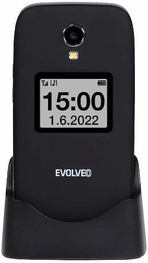 Evolveo EasyPhone FS Single SIM Mobile with Large Buttons Black