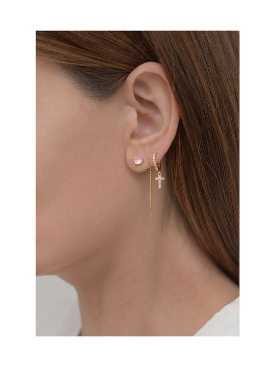 Kritsimis Earrings made of Silver Gold Plated