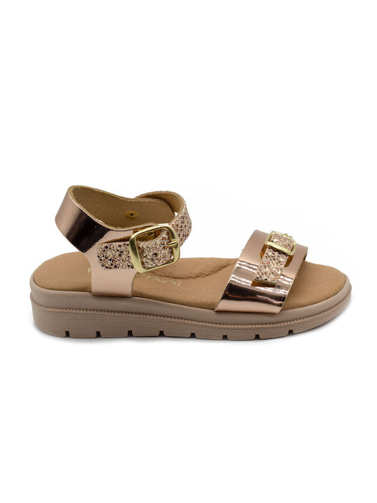 Primi passi Kinder Sandalen Anatomisch Gold