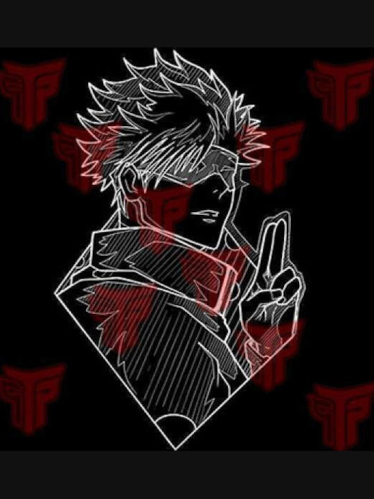 Дамски суичър Takeposition Anime Jujutsu Kaisen Gojo черен 332-1007b-02