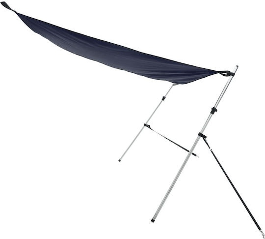 vidaXL Tenta Barca Aluminiu M170xL170xH113cm Albastru Culoare