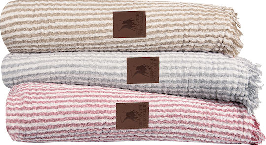 Greenwich Polo Club 3466 Muslin Blanket Super Double 220x240cm Nude