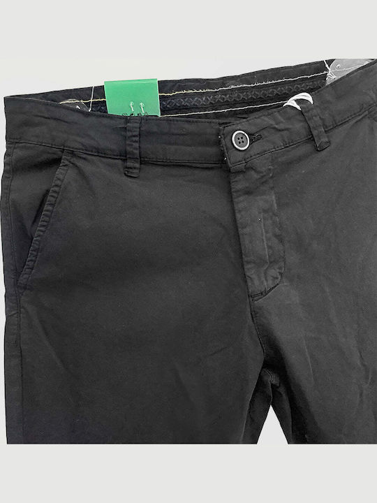 Hose Chino Elastisch Black