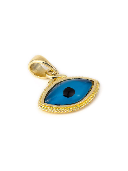 George Art Jewels Charm Amulett Auge aus Gold 14K