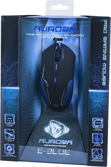 E-Blue Auroza EMS144BK Gaming Gaming Maus 3500 DPI Blau