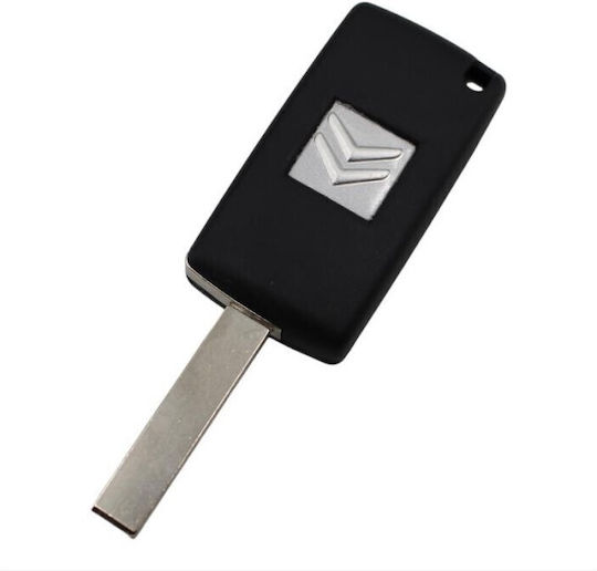 Foldable Car Key Shell with Blade with 3 Buttons for Citroen