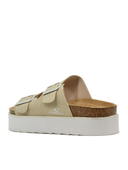 Γυναικεία Σανδάλια Flatforms Μπεζ