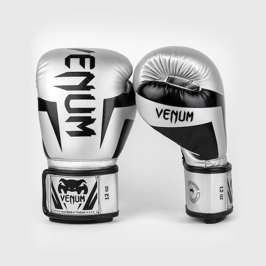 Venum Elite Boxing Competition Gloves Silver