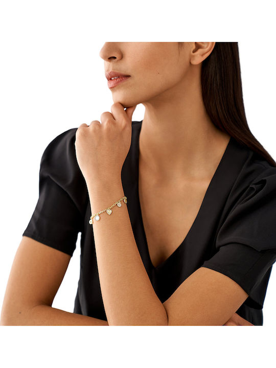 Emporio Armani Sentimental Дамска Златна Гривна с Зиркон 19см