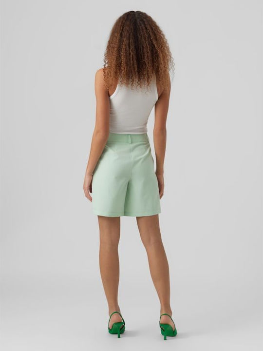Vero Moda Femei Talie înaltă Pantaloni scurți verde ceață