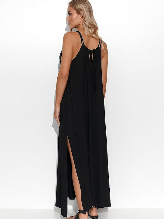 Makadamia Summer Maxi Dress Black