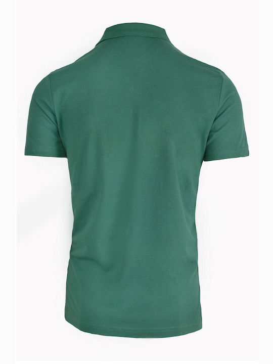 Montana Herren Kurzarmshirt Polo Green