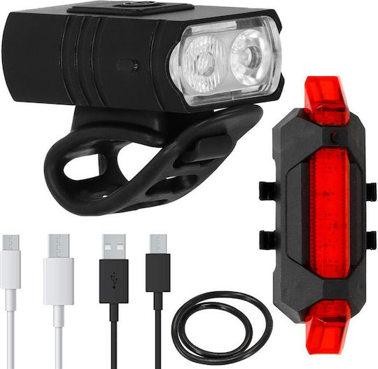 Springos Reîncărcabil Partea din spate Lumină Bicicletă