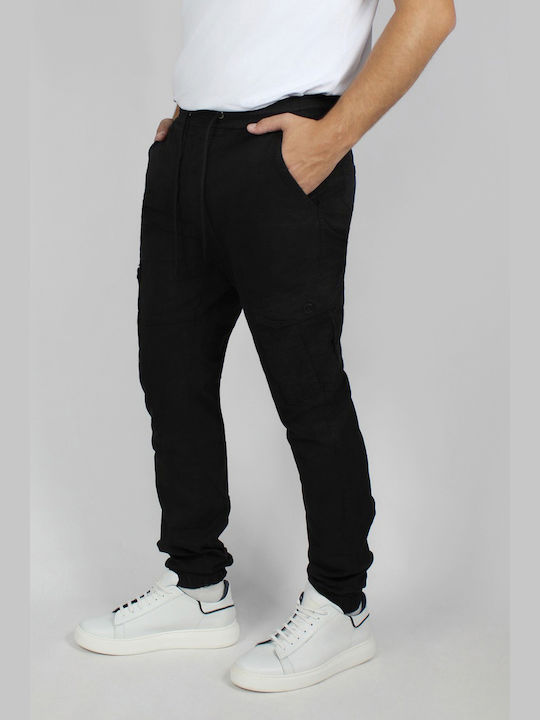 Kingston Herrenhose Cargo in Normaler Passform Black