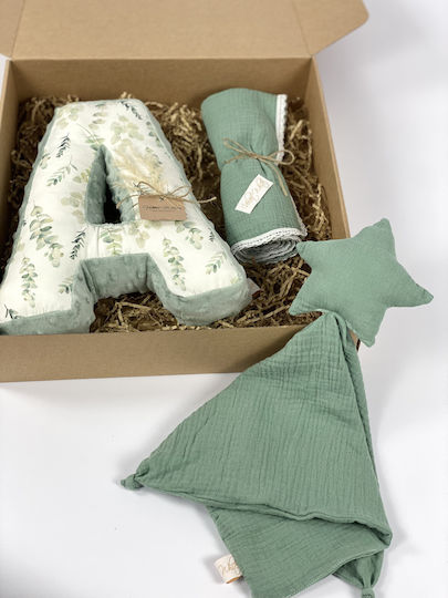 Velvet White Кутия за спомени Eucalyptus Baby Box Mini
