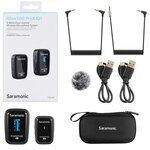 Saramonic Blink500 ProX Q1 Seturi Wireless Microfon Cu clemă pe margine pentru Cameră