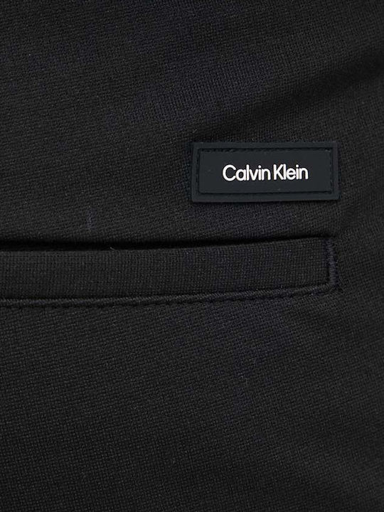 Trousers Elastic in Slim Fit Black
