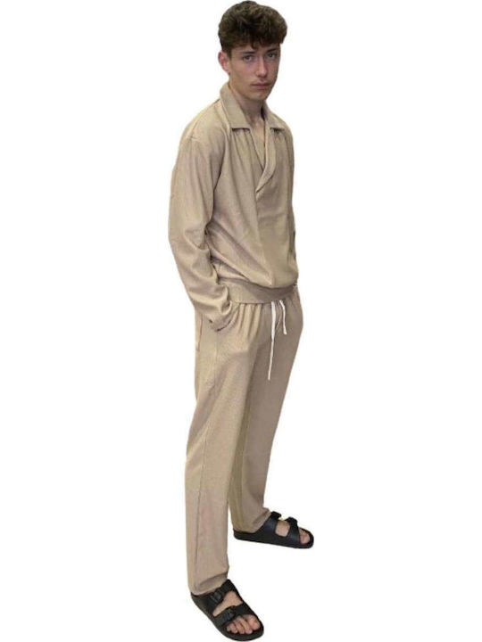 Hose Elastisch Camel