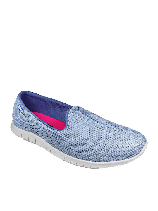 Women's Canvas Slip-Ons Light Blue