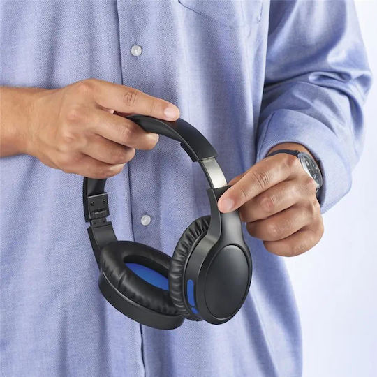 HAMA Spirit Focused Безжични / Жични Over Ear Слушалки с 15 часа Работа и Бързо Зареждане Черни