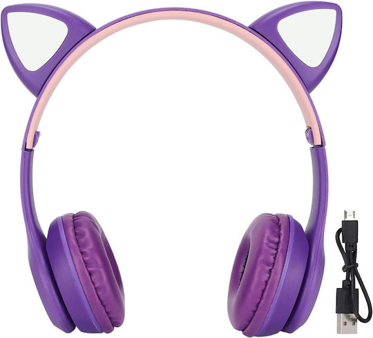 Fără fir / Cu fir On Ear Căști cu 10 ore de Funcționare Violet