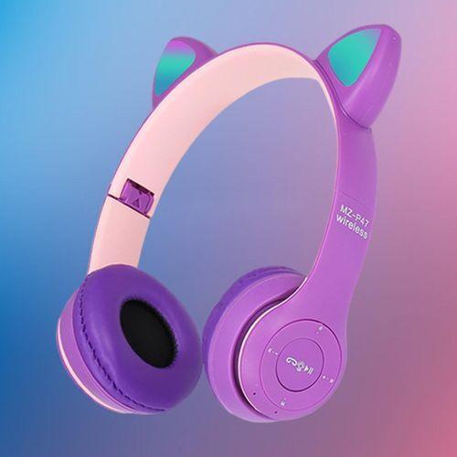 Fără fir / Cu fir On Ear Căști cu 10 ore de Funcționare Violet
