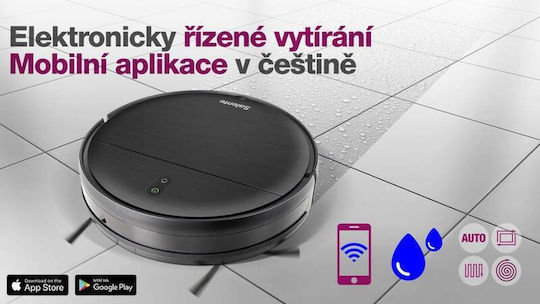 Salente Evolveo R2 Robot Vacuum Cleaner with Smart Navigation and Suction Power 1400Pa Black