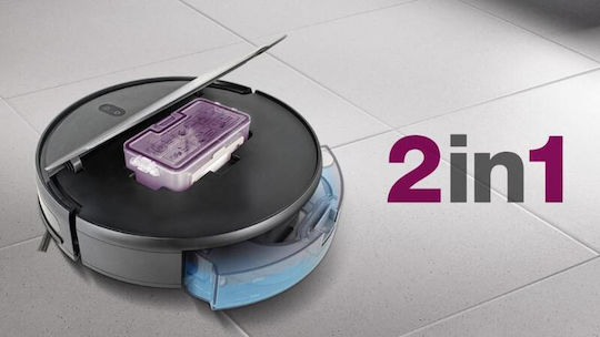 Salente Evolveo R2 Robot Vacuum Cleaner with Smart Navigation and Suction Power 1400Pa Black