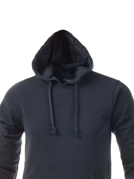 Senior Men's Sweatshirt with Hood Gray