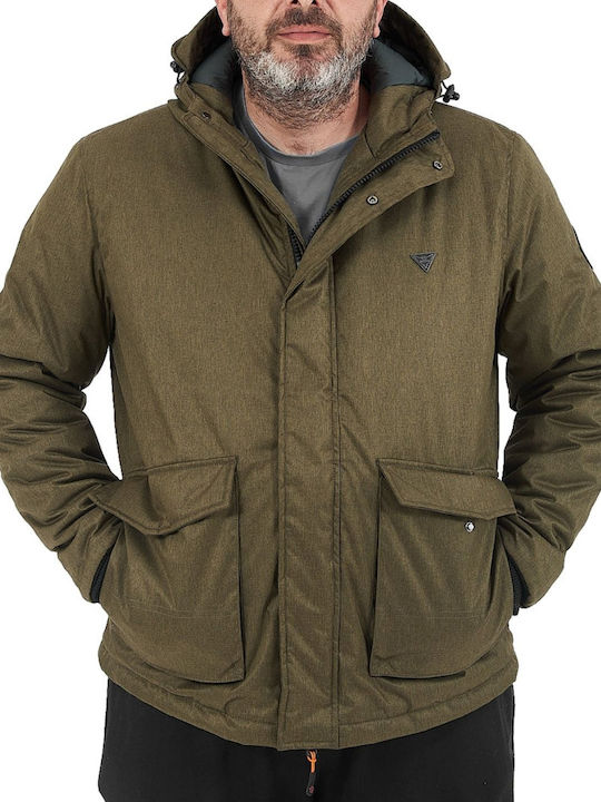 Vainas Herren Jacke Lässig Khaki