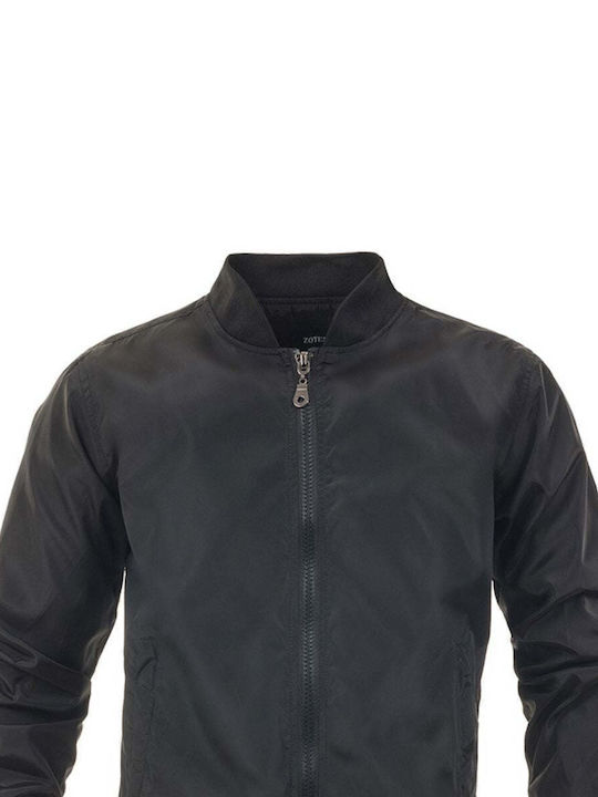 Senior Men's Jacket Waterproof Black