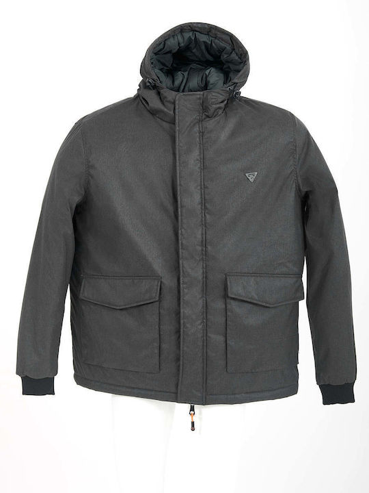 Vainas Herren Jacke Lässig Dark Grey