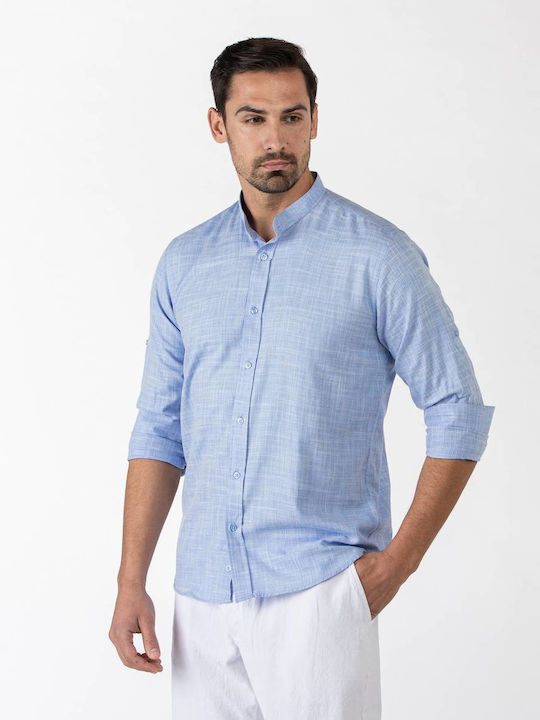 Restart Men's Shirt Light Blue