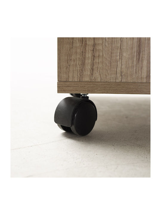 Schublade Büro mit Rollen & Schloss Ashtray 45x51x63cm
