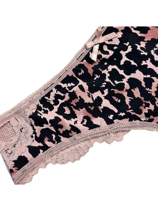 Women's Brazil with Lace Black