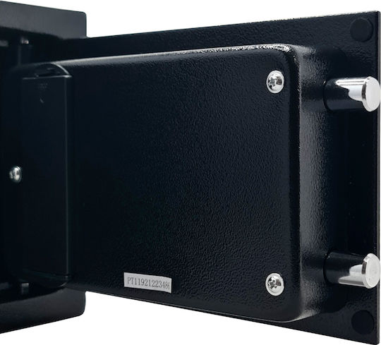 Powertech Tresor mit digitalem Schloss Abmessungen H31xB20xH20cm mit Gewicht 6.5kg PT-1192