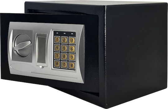 Powertech Tresor mit digitalem Schloss Abmessungen H31xB20xH20cm mit Gewicht 6.5kg PT-1192