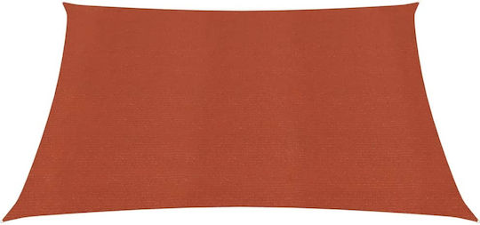 vidaXL Pătrat Umbrela Sail Portocaliu 4.5x4.5m 160gr/m²
