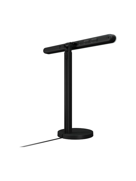 Logitech LED Φωτιστικό Γραφείου σε Μαύρο Χρώμα