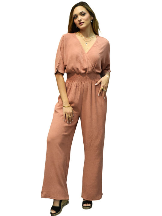 Zilan Women's One-piece Suit Dusty Pink