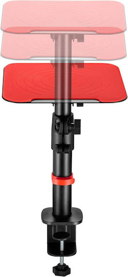 Mozos Speaker Stands in Black / Red Color