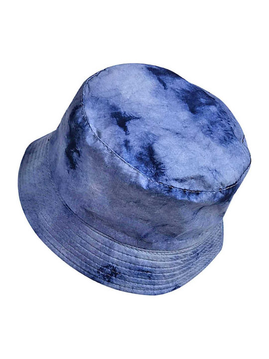 Summertiempo Υφασμάτινo Ανδρικό Καπέλο Στυλ Bucket Μπλε