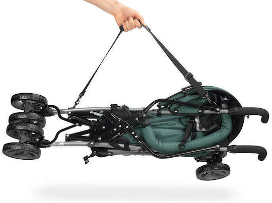 Caretero Alfa Количка с дръжка Подходящо за 6+ Месеца Dark Green 5.3кг