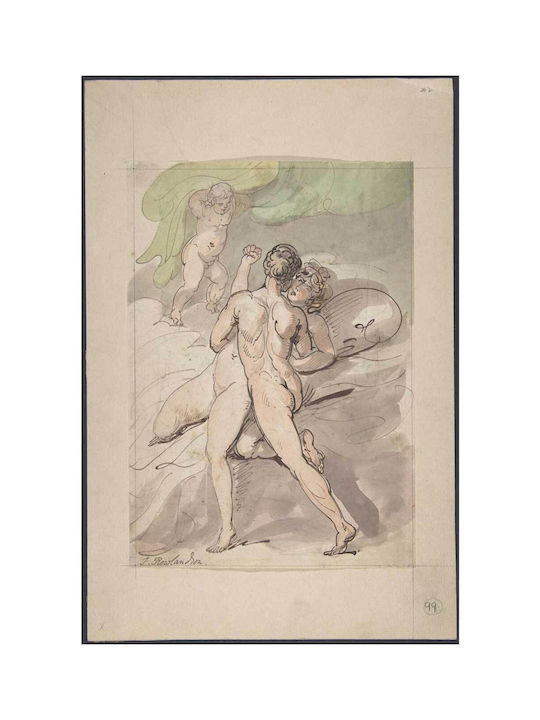 Nude Πίνακας σε Καμβά 80x120cm