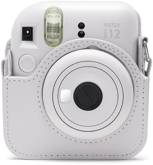 Fujifilm Instax Mini 12 Sofort Analoge Kamera + Hülle & Album Weiß