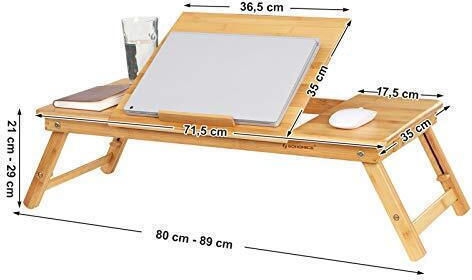 Songmics Laptop-Ständer Beige LLD004