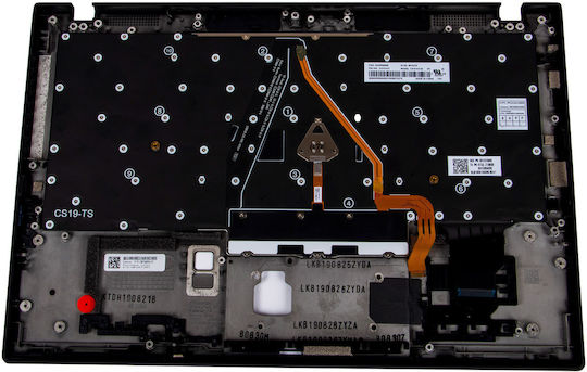 Lenovo Лаптоп Клавиатура за Lenovo ThinkPad X1 Carbon 7 със Задно Осветяване в Черен Цвят SM10Q99147