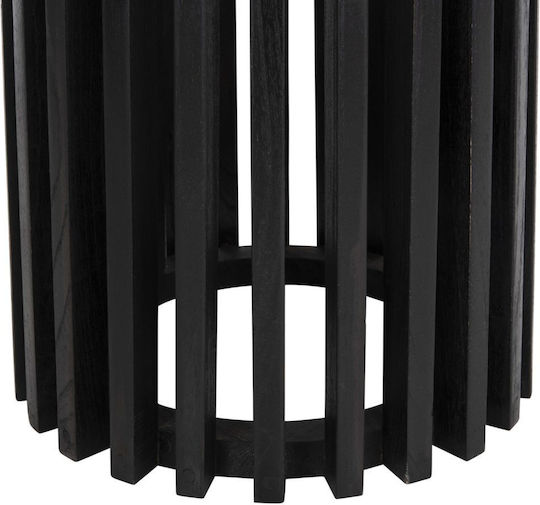 HomeMarkt Frantz Baza mesei de bar din Lemn Negru 40x40x90cm