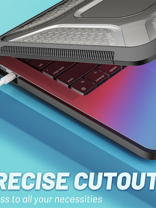 Sonique Icy Guardian Laptoptasche Für Laptop 13" Apple MacBook Pro 13" 2018/2020/2022 In Schwarz