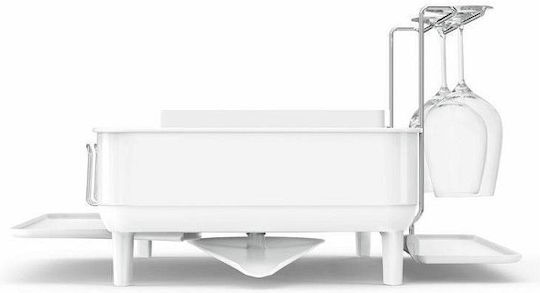 Simplehuman Inox Geschirrabtropfer & Abtropfgitter Grau